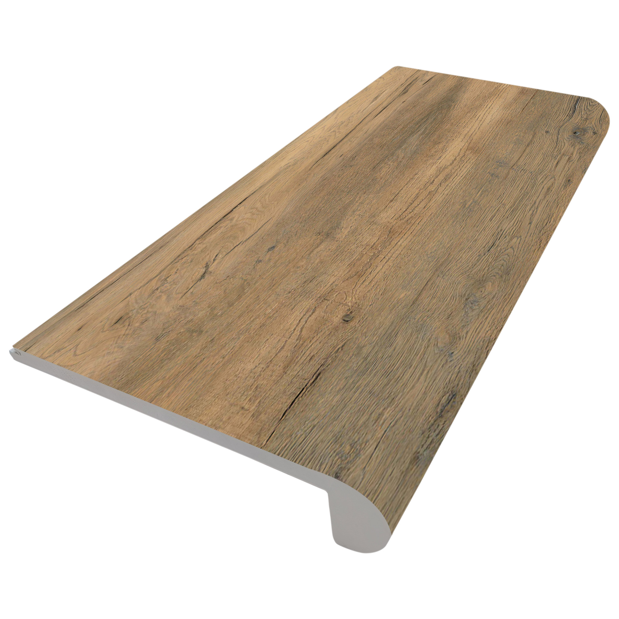 Lone Star Spirit Series LI-TS108-S Flush Stair Nose, 94-1/2 in L, 4.34 in W, 0.2 in Thick, SPC, Odessa Palm